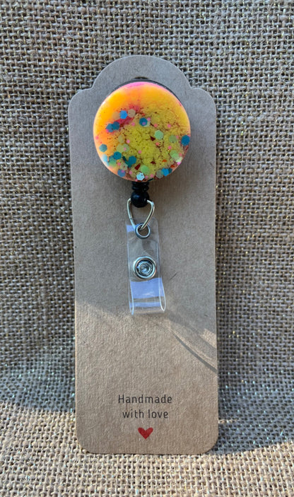 Confetti Fun Resin ID Reel