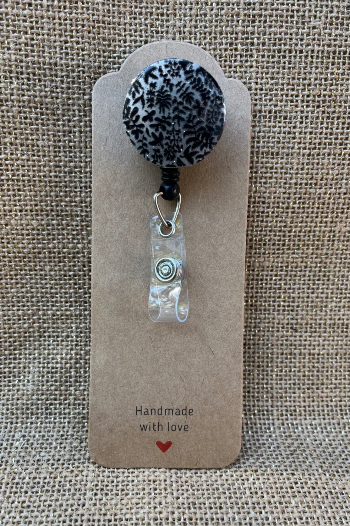 Midnight Shine Resin Badge Reel