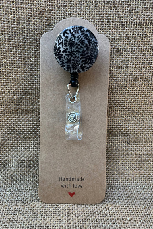 Midnight Shine Resin Badge Reel