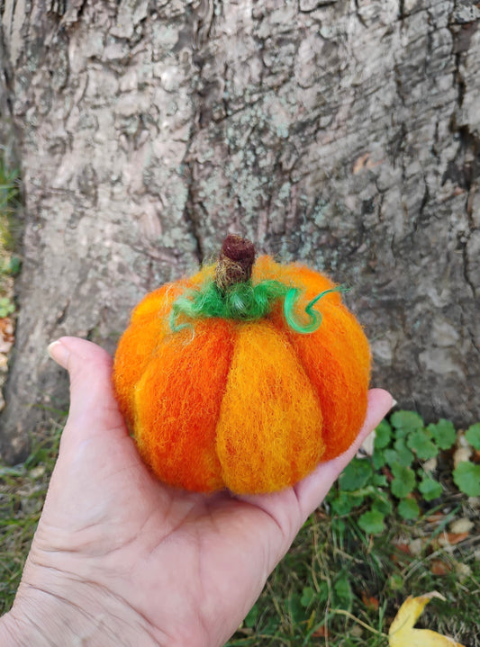 Autumn Needle Felt Workshop: October 1st Pumpkin