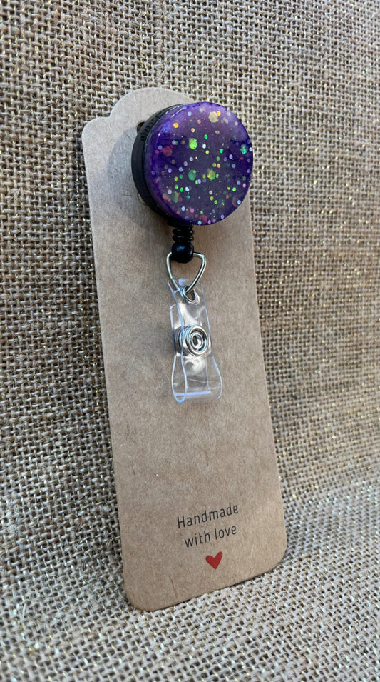 Glitter Glow Pink and Purple ID Reel
