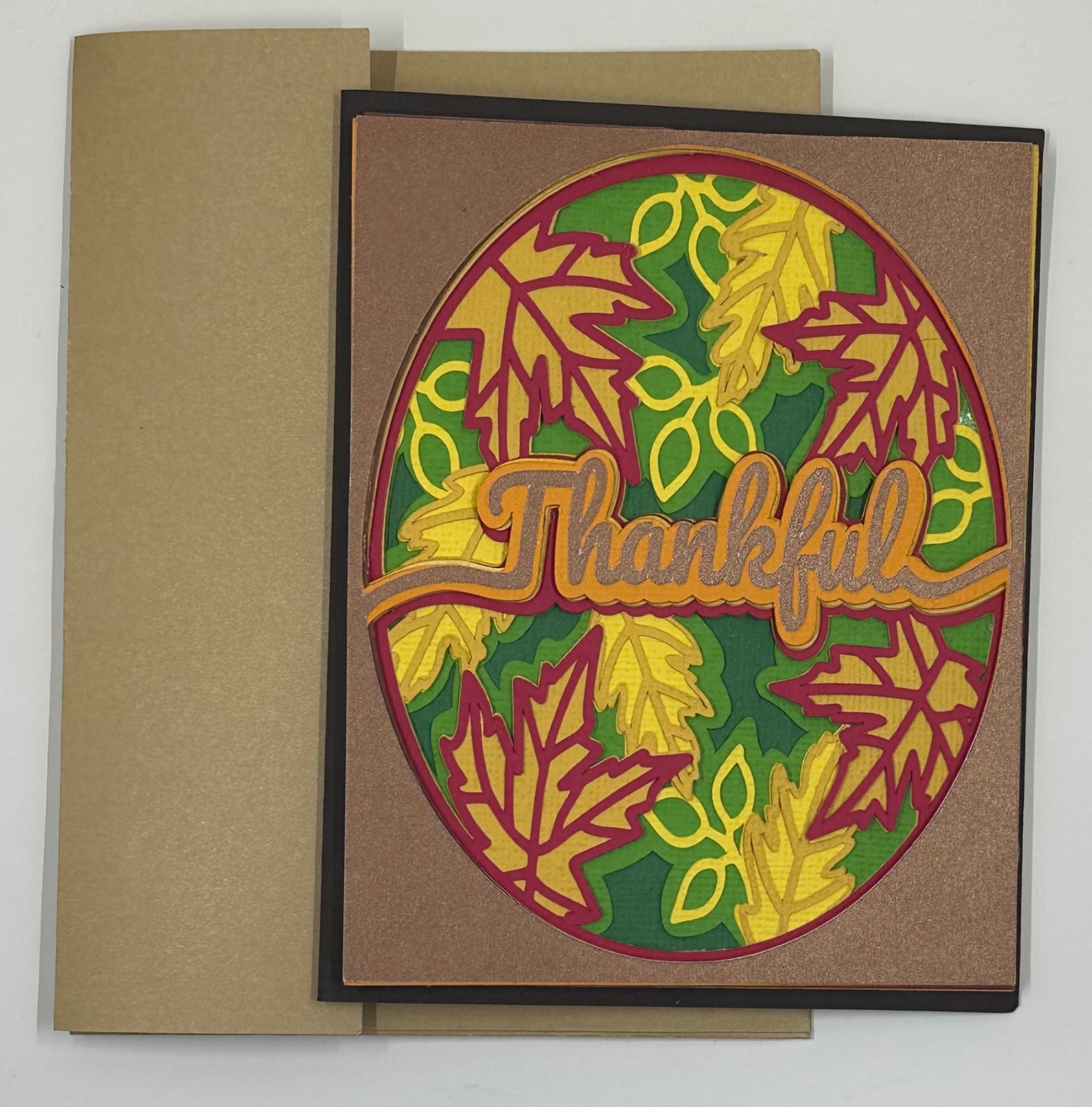 Layered Thanksgiving Card
