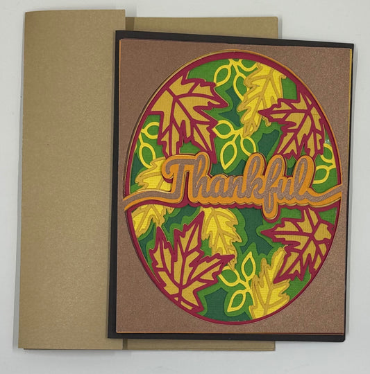 Layered Thanksgiving Card