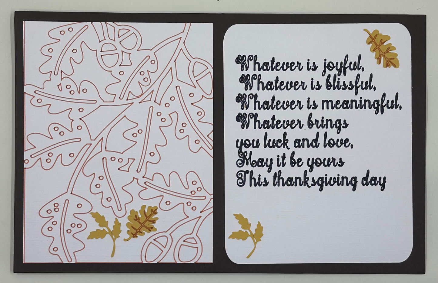 Layered Thanksgiving Card