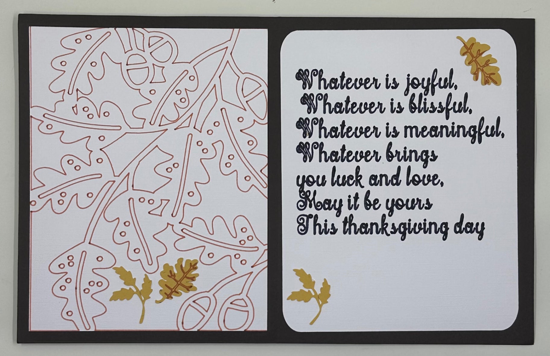 Layered Thanksgiving Card