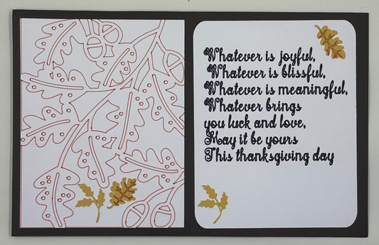 Layered Thanksgiving Card