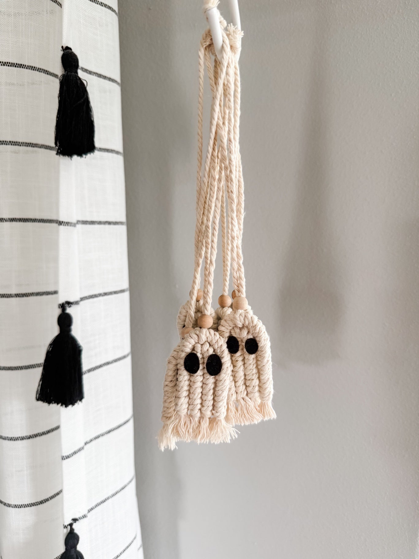 Ghost Macrame Hanger/Accessory 