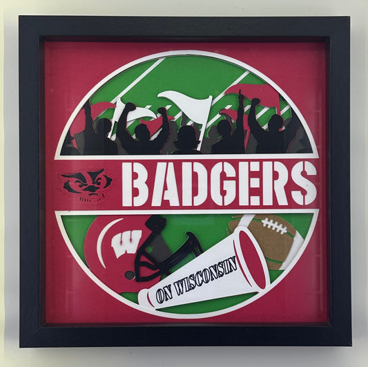 013 - Wisconsin Badgers Shadowbox
