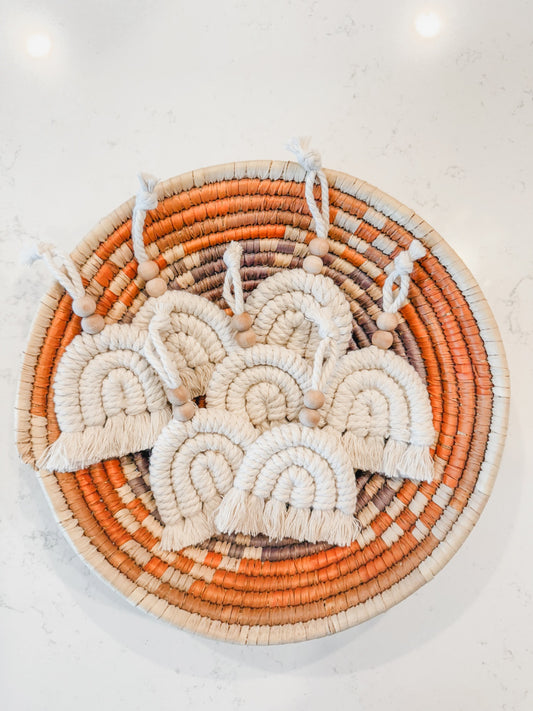 "Rainbow" Macrame Accessory/Keychain