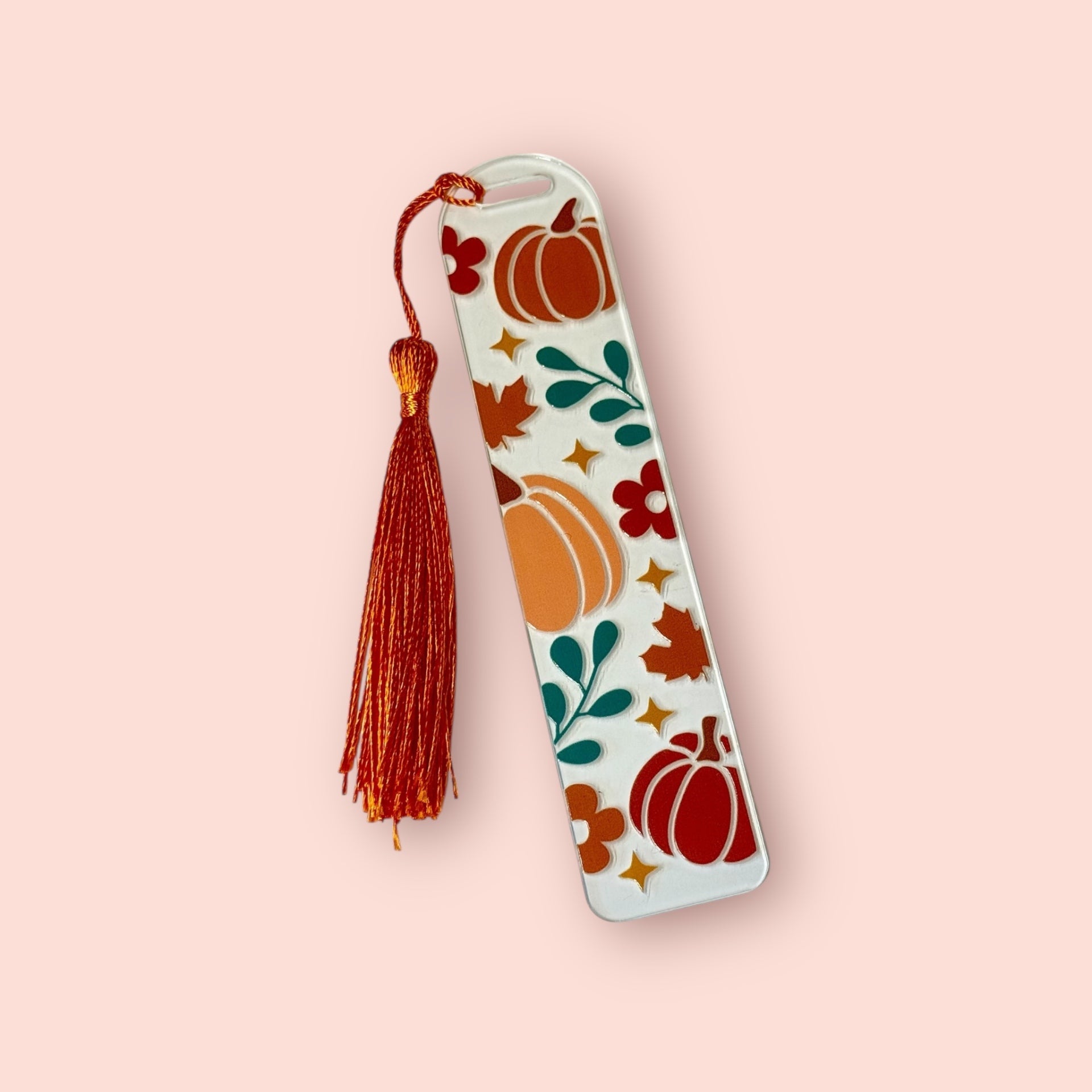 Pumpkin Acrylic Bookmark