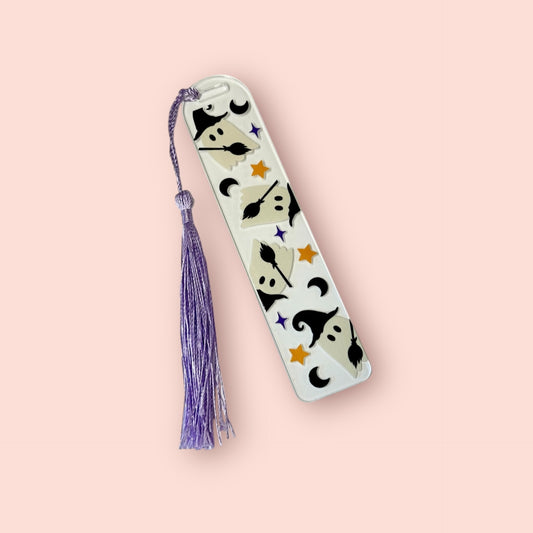 Witchy Ghost Acrylic Bookmark