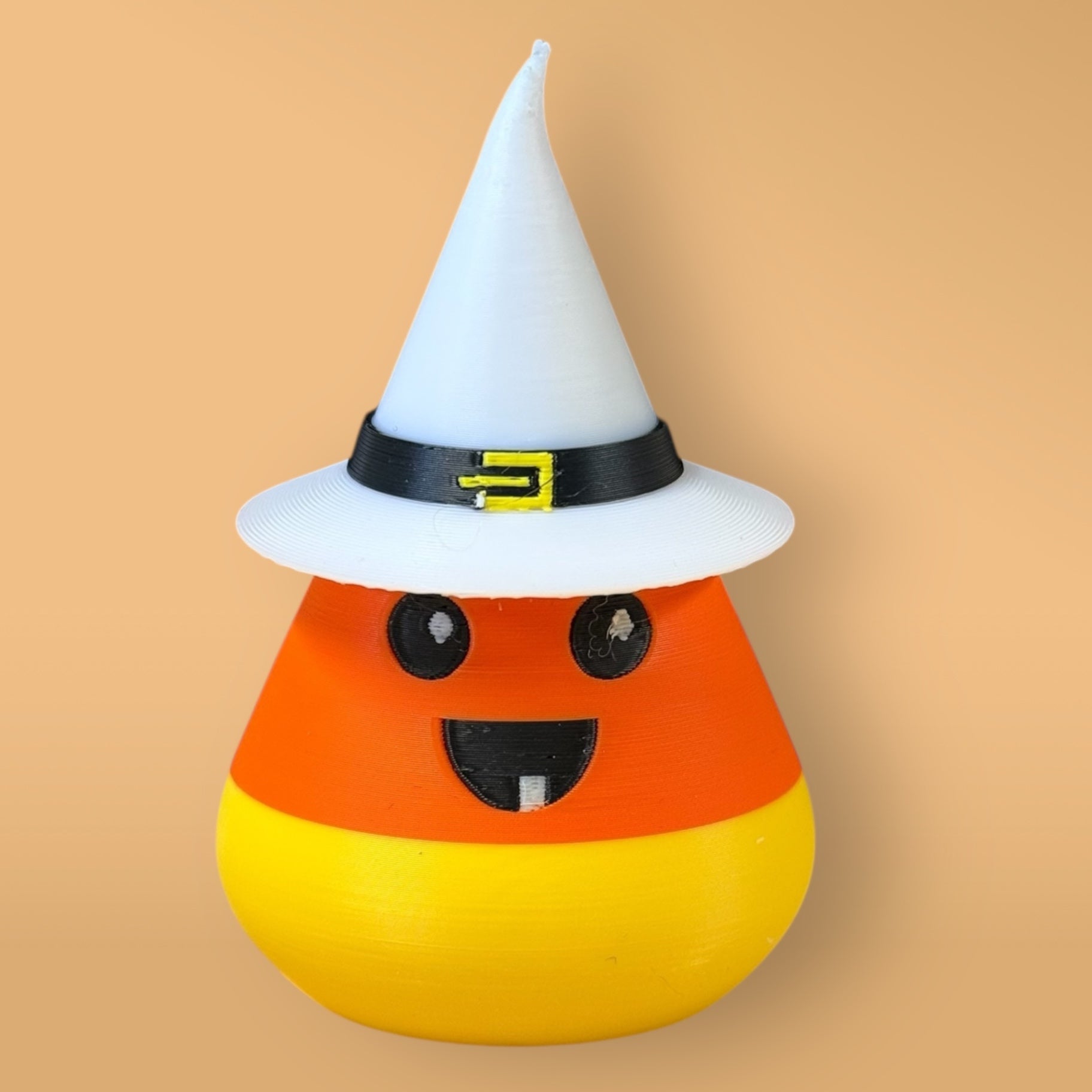 3D Printed Witchy Candy Corn Figurine