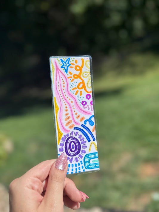 Unique Handmade Bookmark – Hand-Illustrated Design