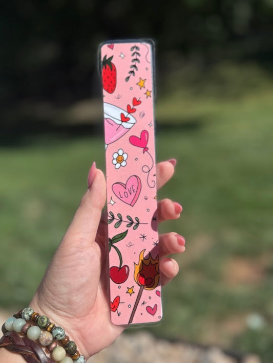 Unique Handmade Bookmark – Hand-Illustrated Printed Design Narrow Size