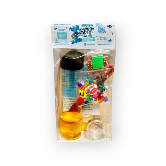 I Spy Sensory Exploration and Calming Jar DIY Kit