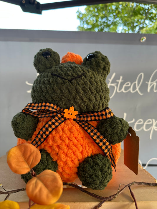 Froggy in Pumpkin