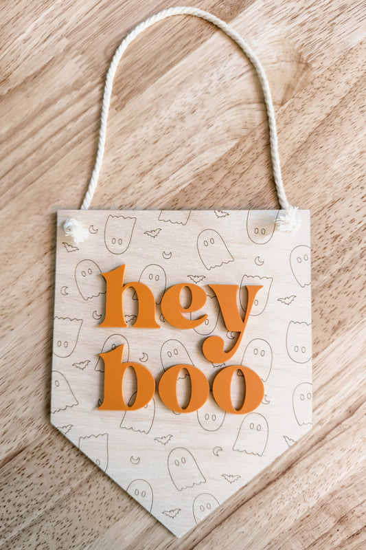 Hey Boo Banner