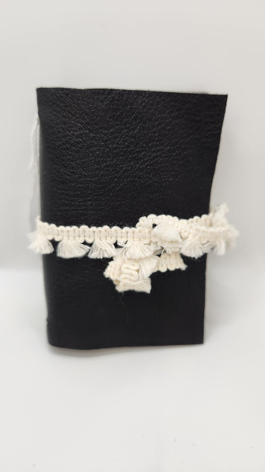 Black purse Pocket travelers journal