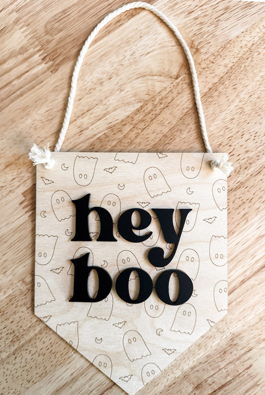 Hey Boo Banner