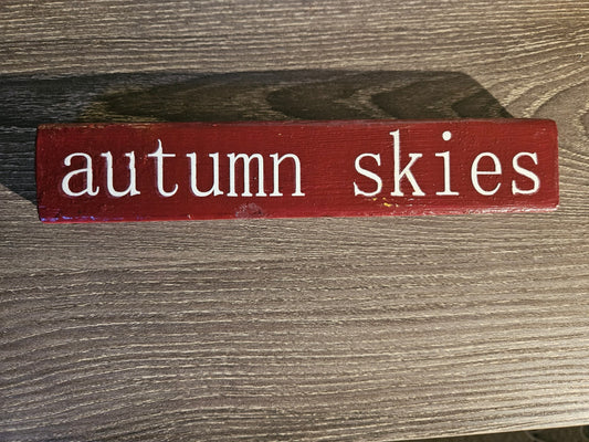 Autumn Skies