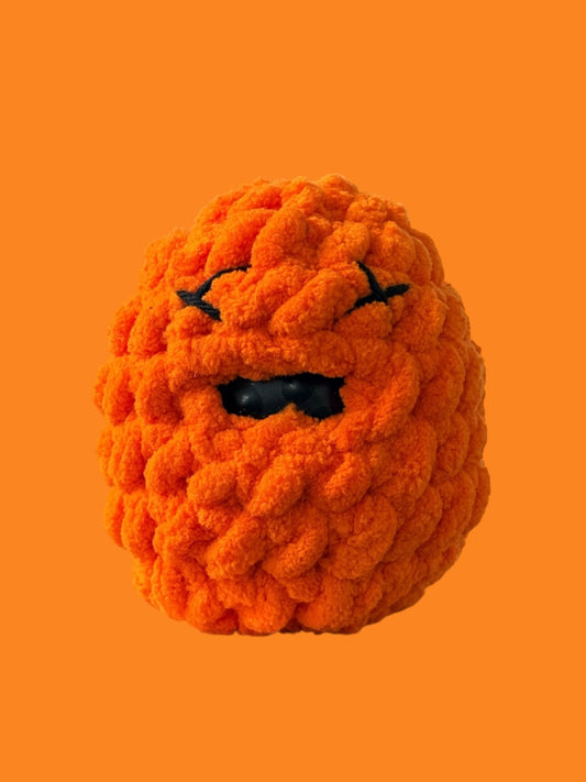 Crochet Squishy Stress Ball - Orange