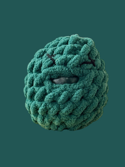 Crochet Squishy Stress Ball - Dark Green