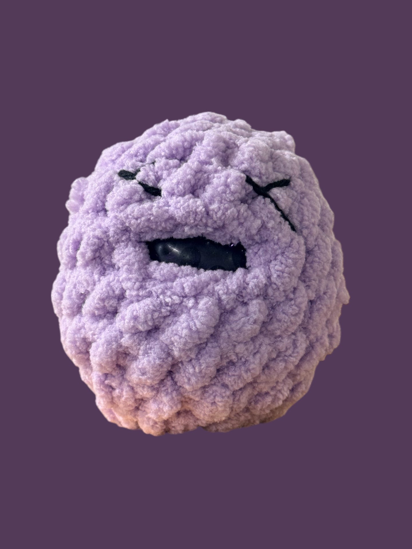 Crochet Squishy Stress Ball - Purple