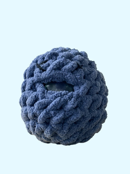 Crochet Squishy Stress Ball - Blue