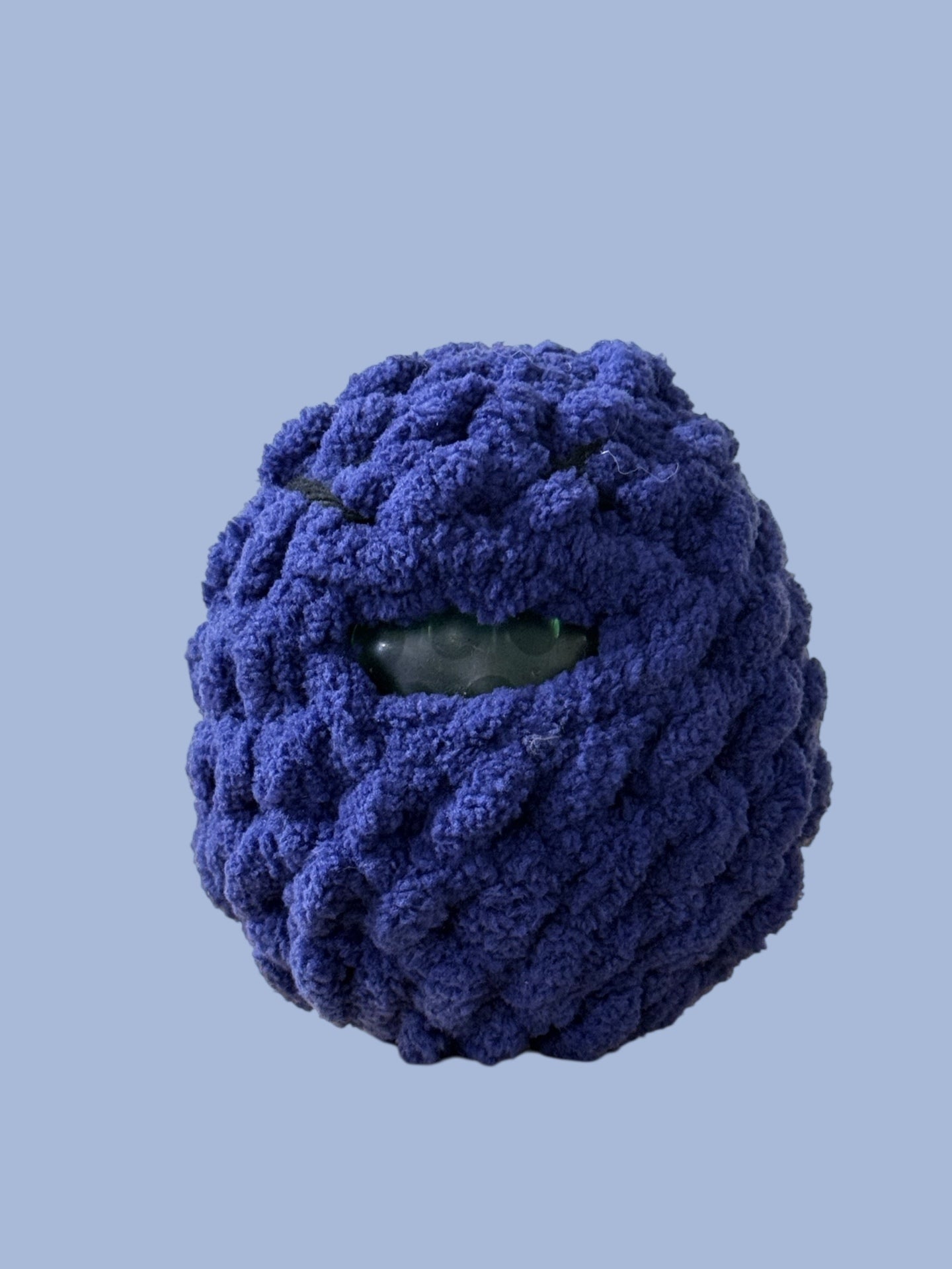 Crochet Squishy Stress Ball - Navy Blue