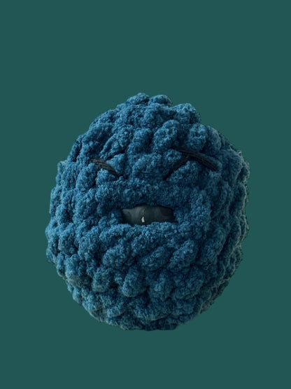 Crochet Squishy Stress Ball - Forest Green