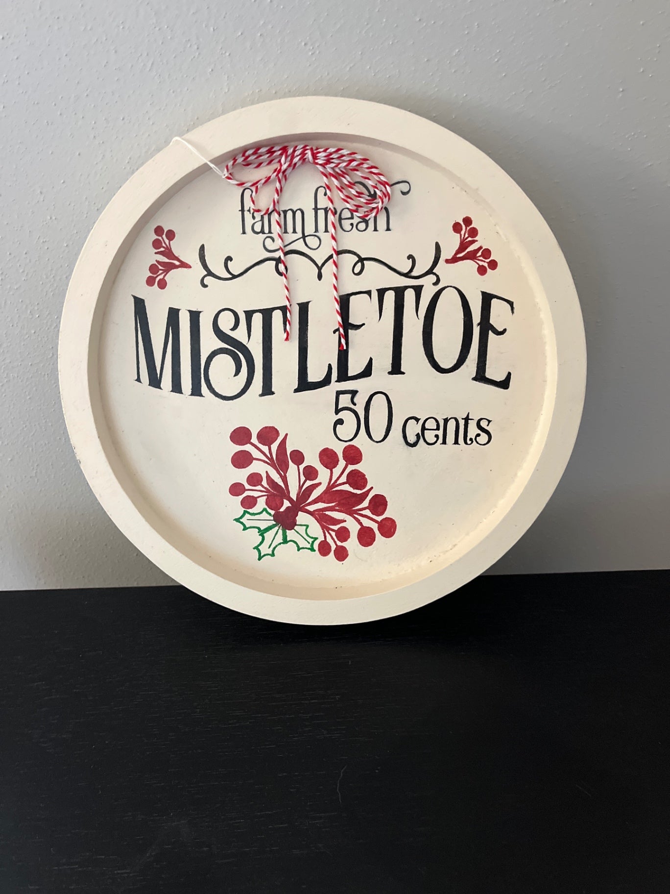 Mistletoe sign