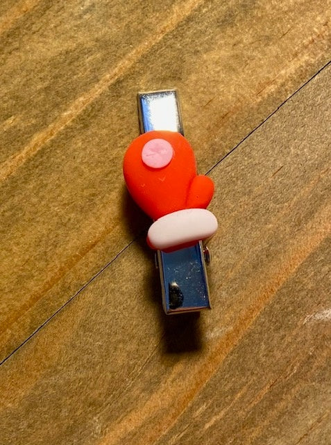 Kids hair clip - mitten 