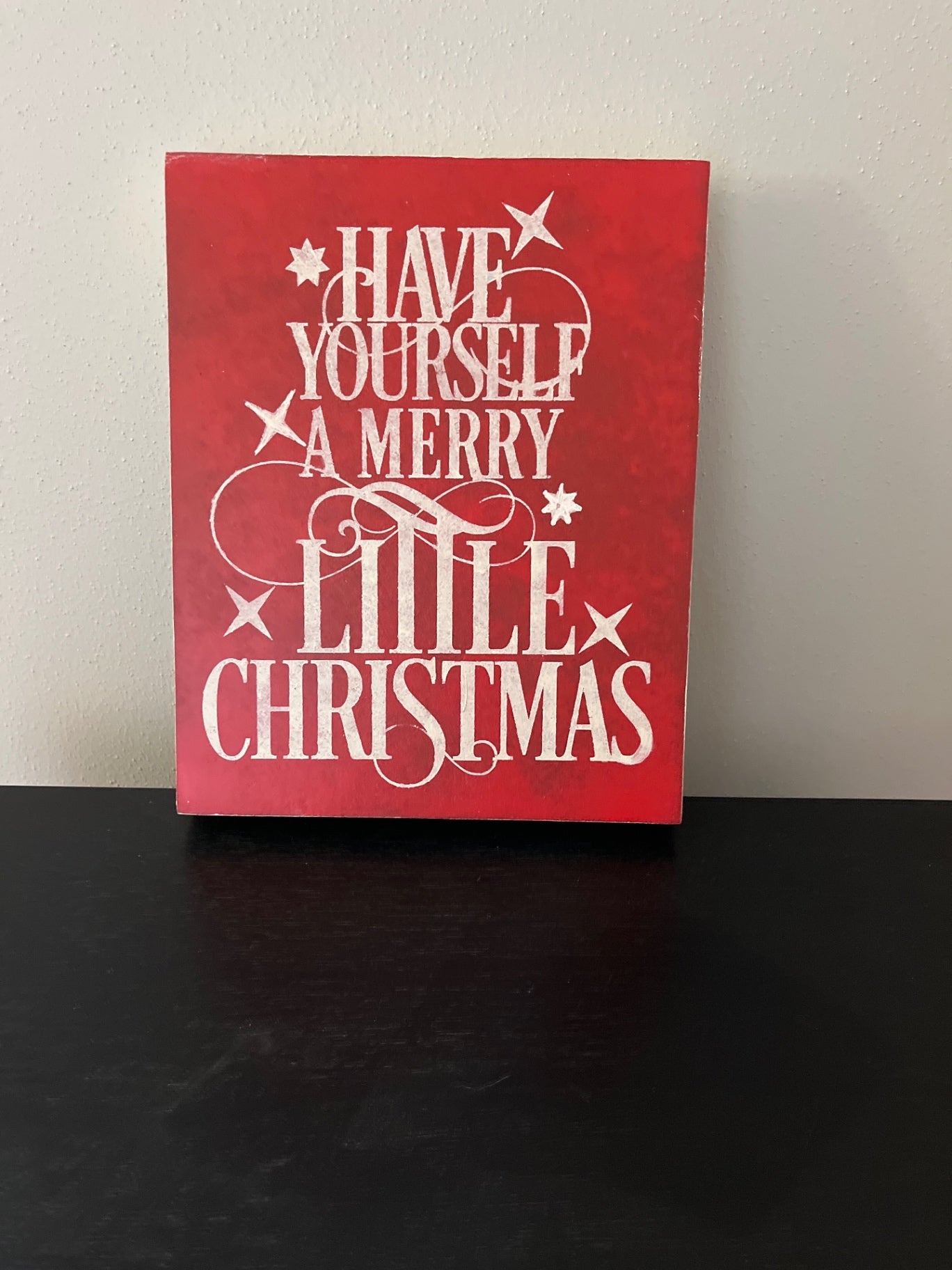 Merry Little Christmas sign