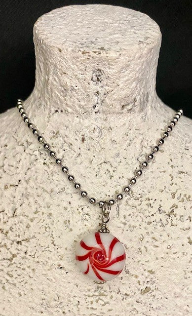 Kids necklace - peppermint