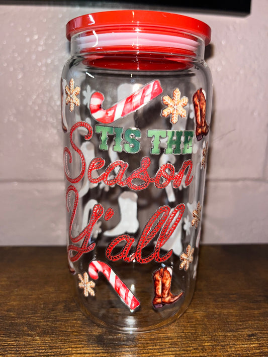 Cowboy Christmas cup