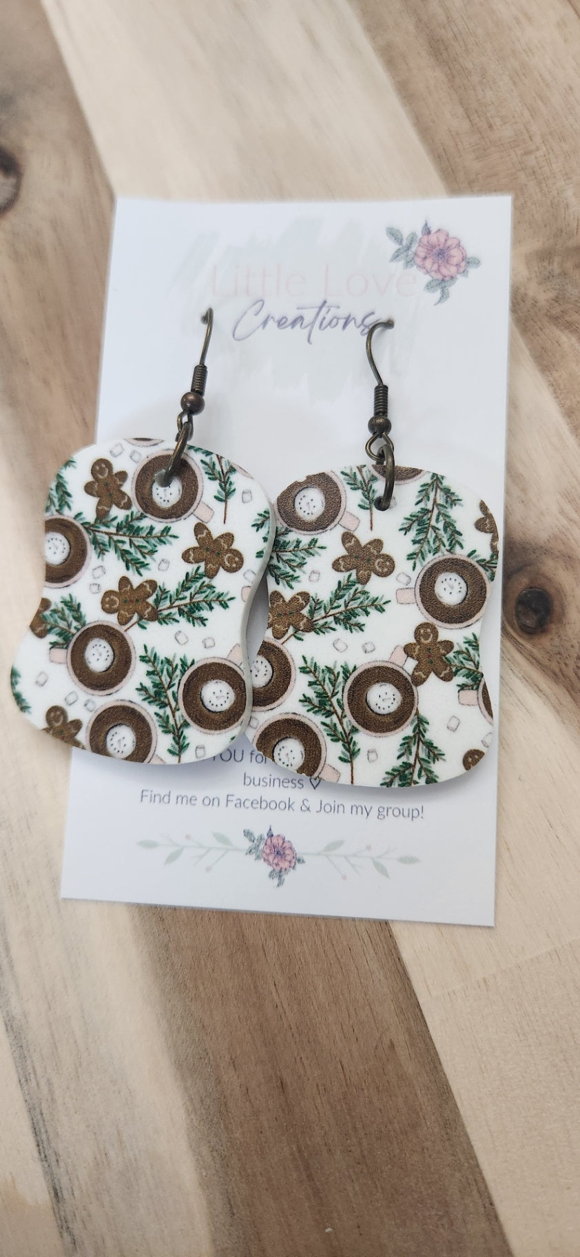 Hotcocoa and gingerbread dangles