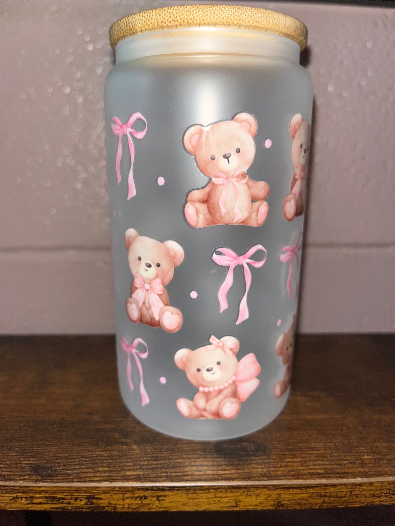 Bears & bows cup