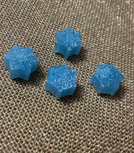 Icy Blue Snowflake Magnet