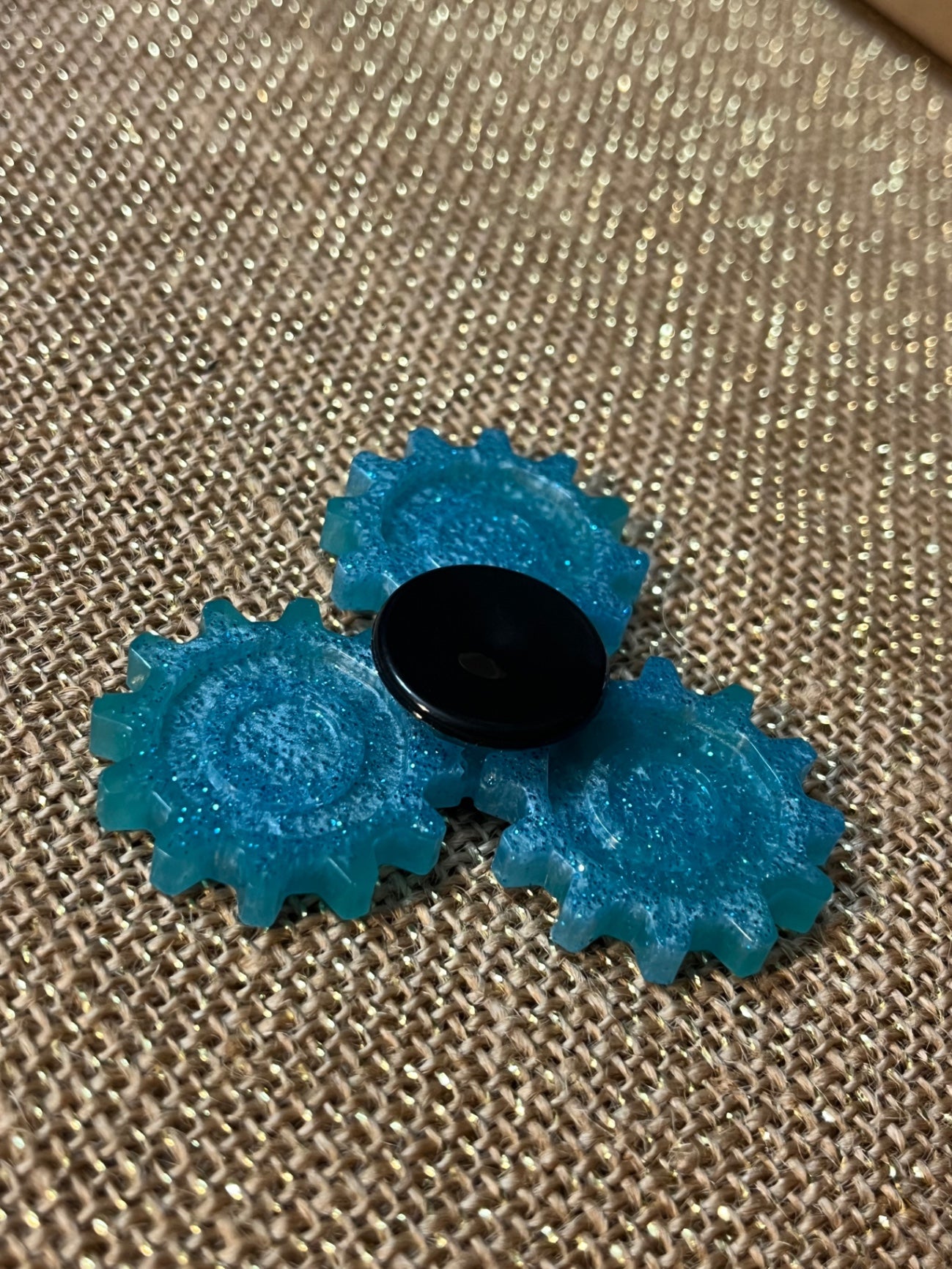 017 - Colorful Resin Fidget Spinner