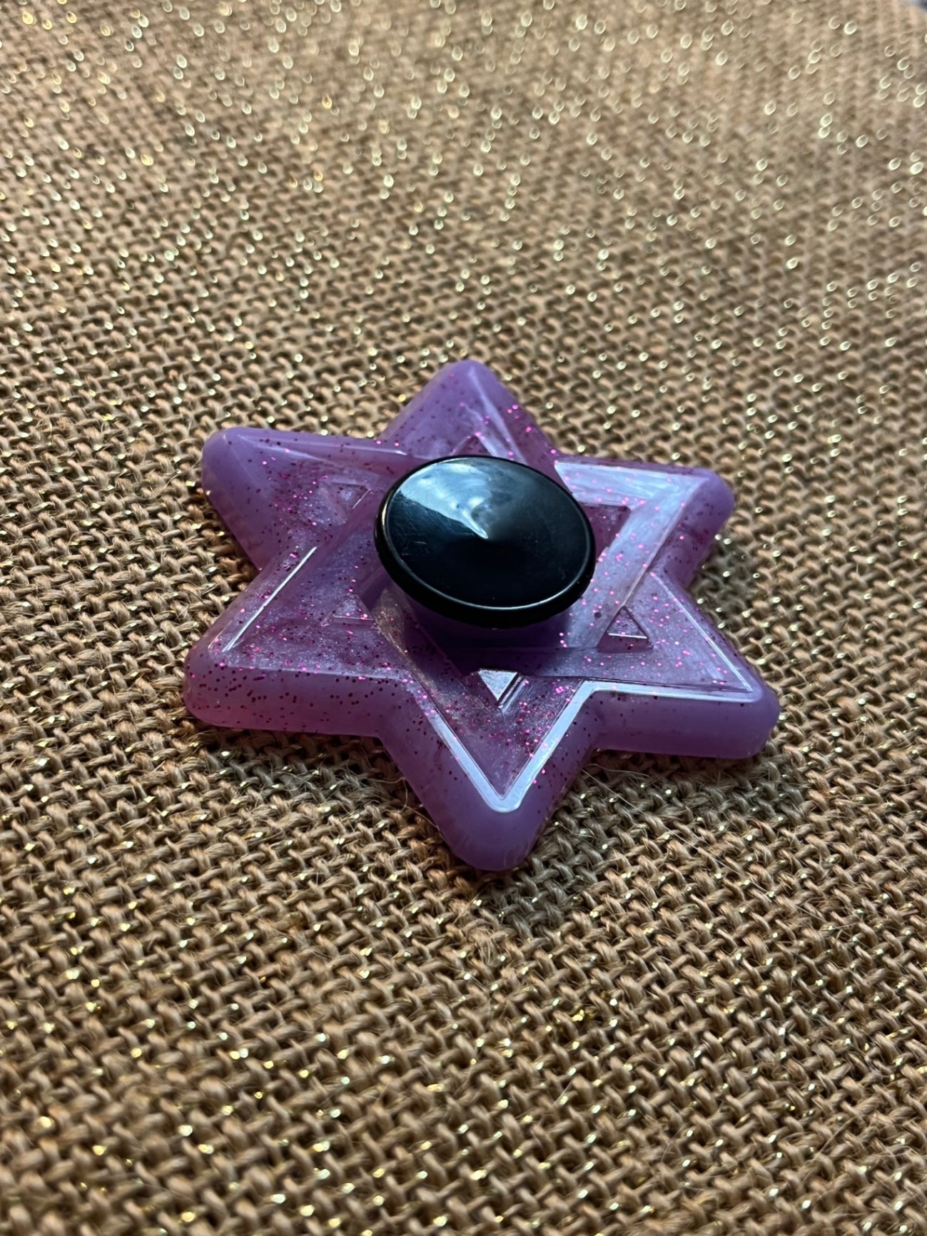 017 - Colorful Resin Fidget Spinner