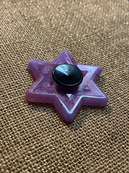 017 - Colorful Resin Fidget Spinner