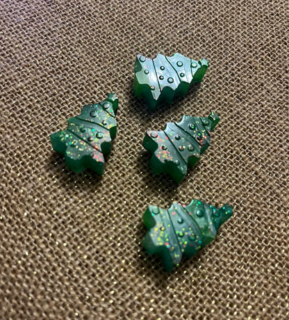 Festive Glitter Tree Magnet