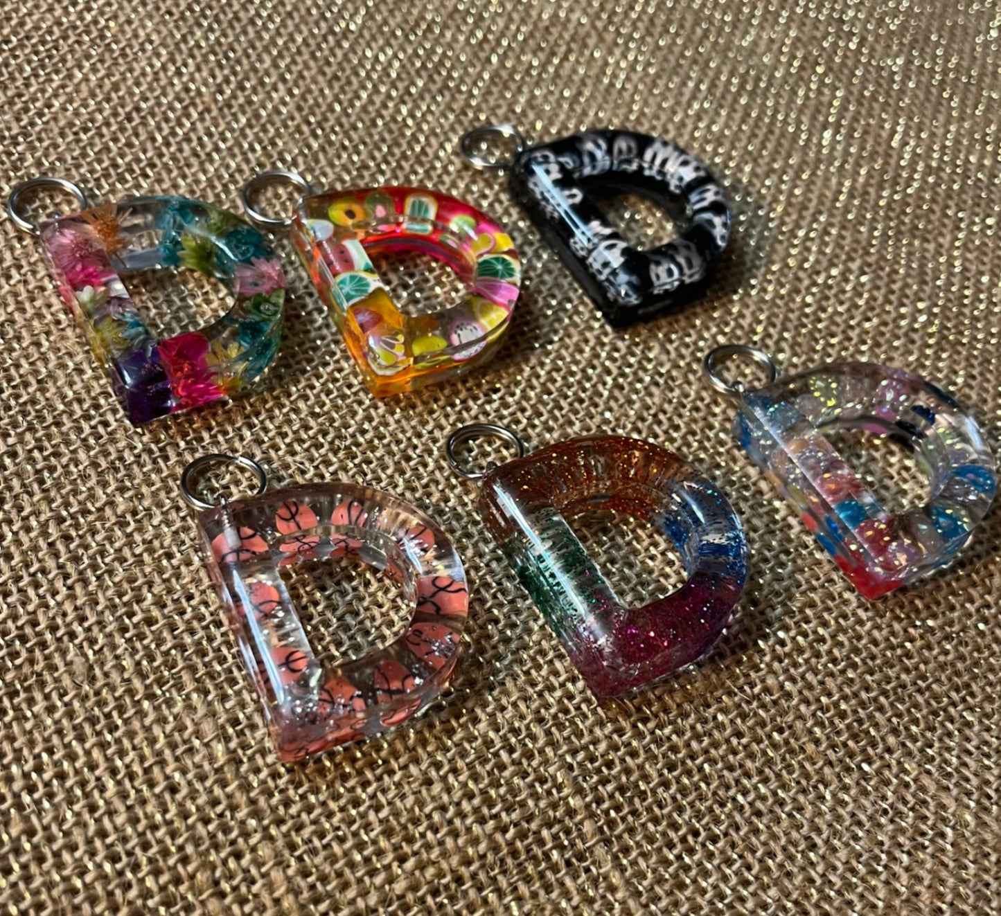 One-of-a-Kind Keychain Letter