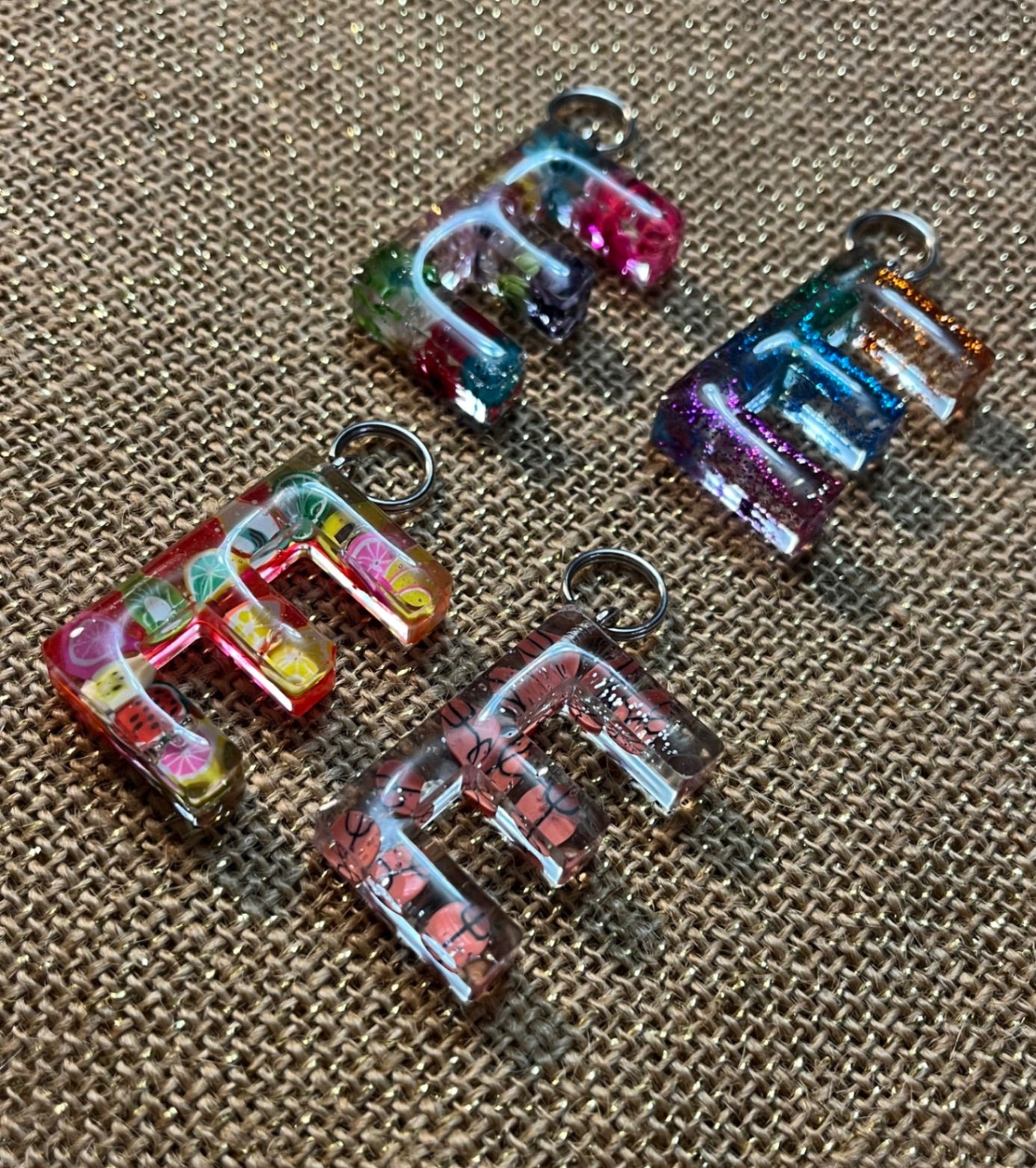 One-of-a-Kind Keychain Letter