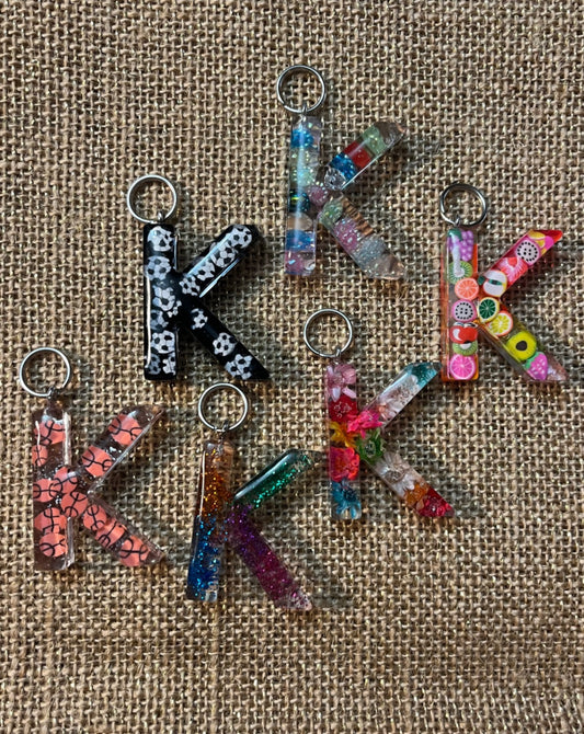One-of-a-Kind Keychain Letter