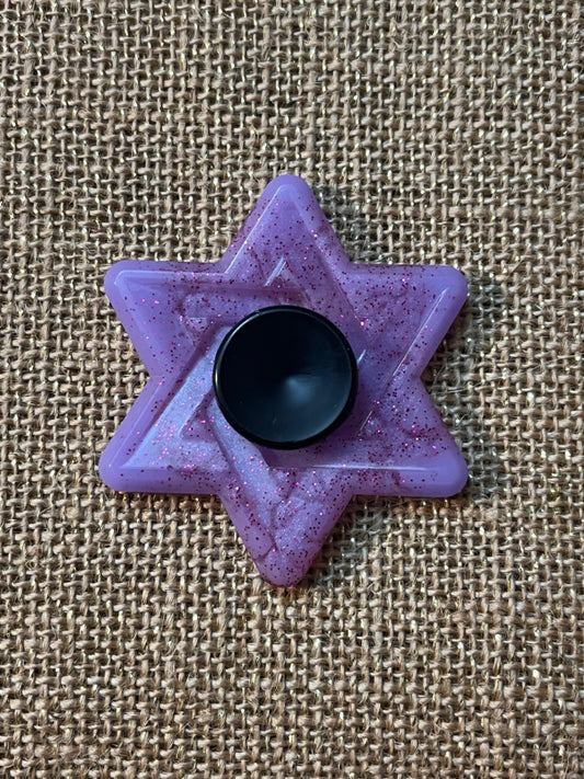 017 - Colorful Resin Fidget Spinner