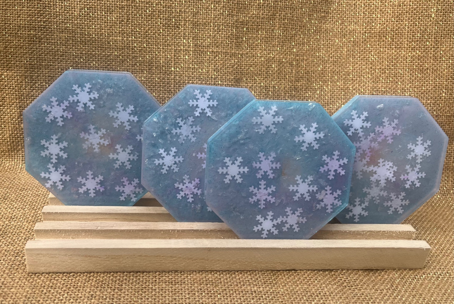 Glacial Blue Snowflake Set