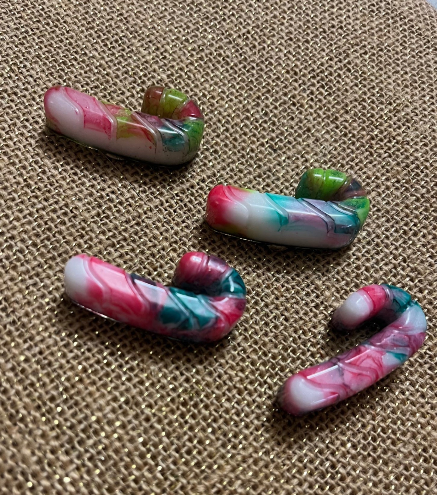 Candy Cane Christmas Magnet