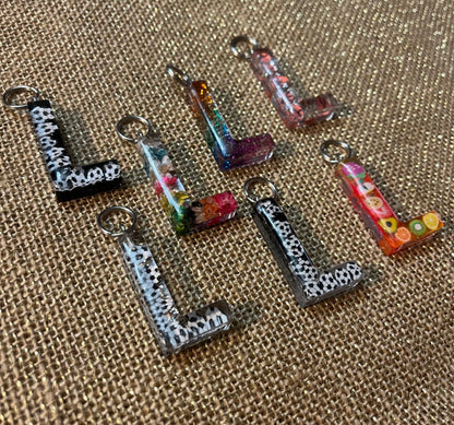 One-of-a-Kind Keychain Letter