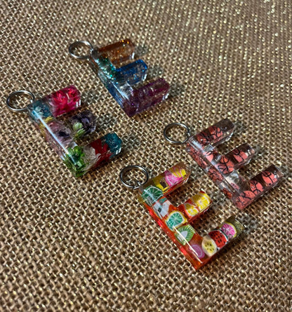 One-of-a-Kind Keychain Letter
